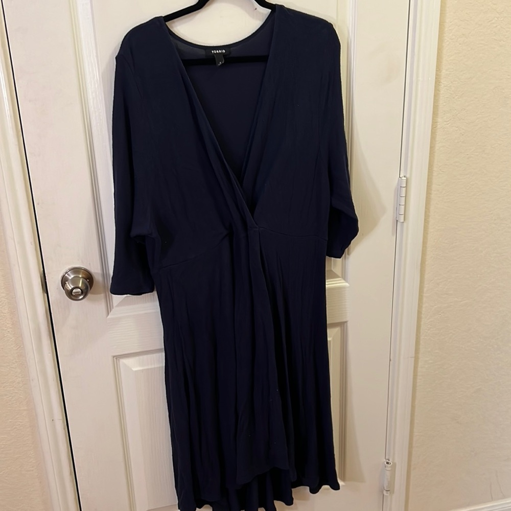 Torrid Blue Sweater Dress SZ 4